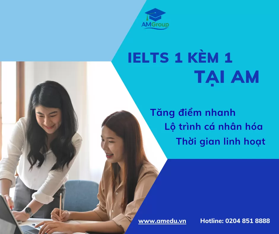 Học IELTS 1 kèm 1 ở đâu nhanh chóng tăng band?